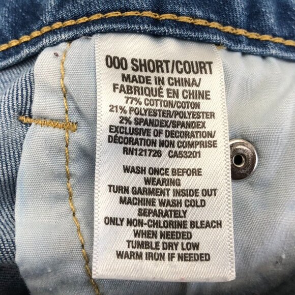 Aeropostale American Eagle Womens Jeans Size 000/00 Skinny Leg Blue Denim Casual - Picture 16 of 16